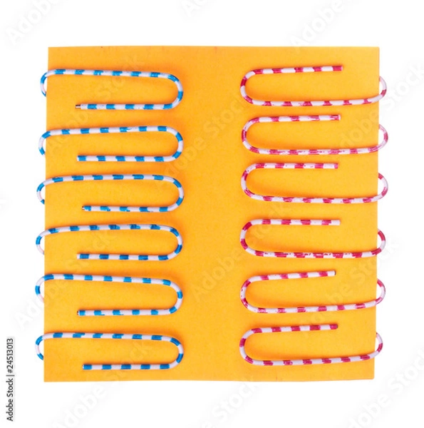 Fototapeta Note and staples