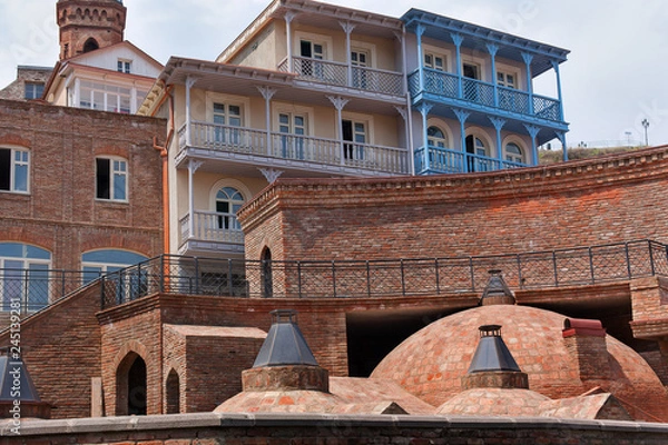 Obraz Исторический центр города Тбилиси. Район серных бань.