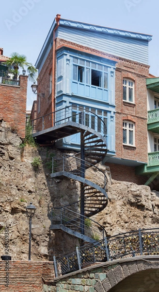 Obraz Исторические постройки в центре города Тбилиси. Грузия.