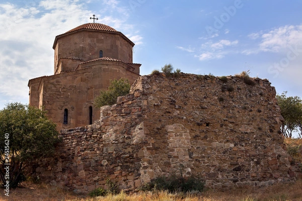 Obraz Вид на монастырь Джвари. Мцхета,  Грузия