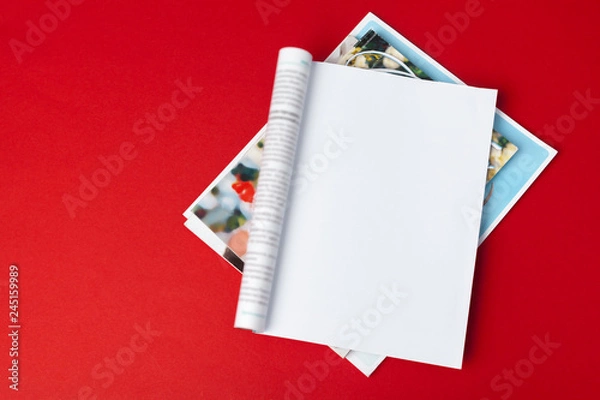 Obraz Mock-up magazine or catalog. Blank page.