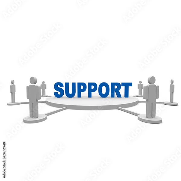 Fototapeta support