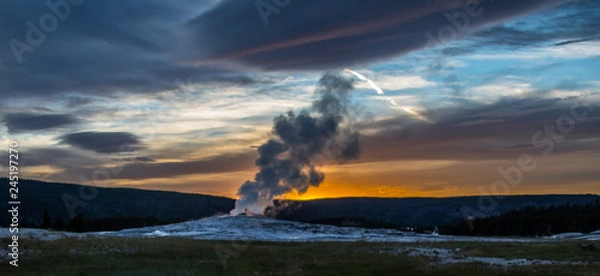 Fototapeta old faithful geyser