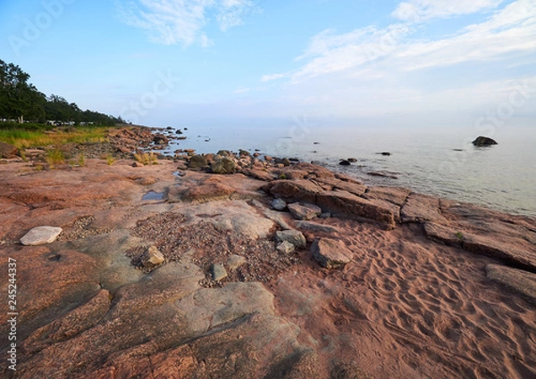 Fototapeta Sunny summer evening