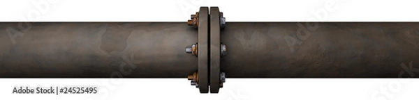 Obraz Stary rurociąg