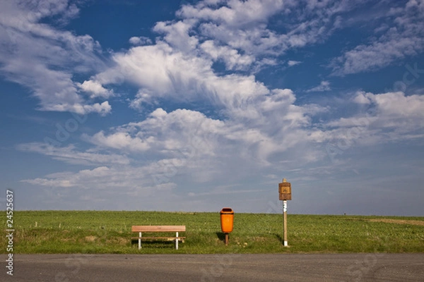 Obraz Bank Papierkorb