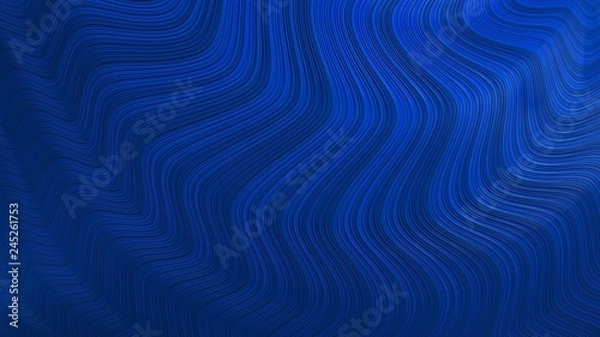 Fototapeta Abstract textured background royal blue waves