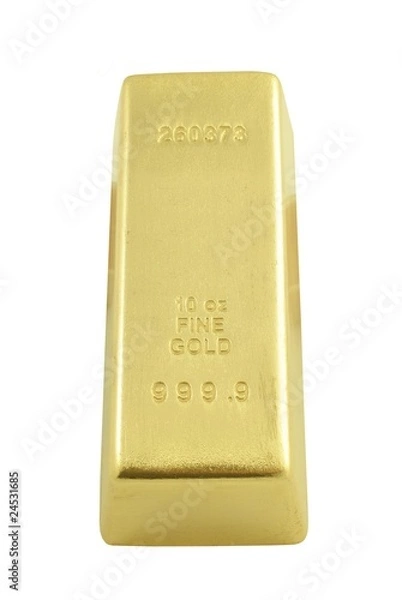 Fototapeta gold bar