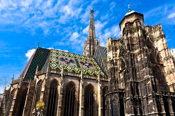 Obraz Katedra św. Stephan w centrum Wiednia