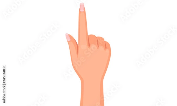 Obraz Beautiful Hand pointer