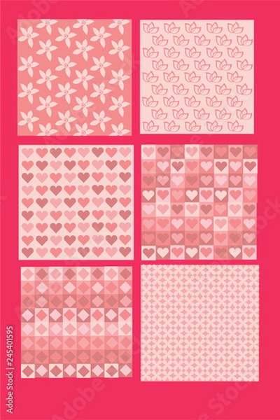 Obraz Pink patterns 4