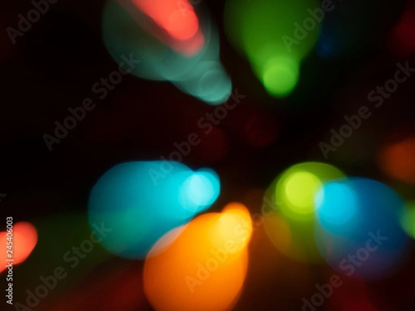 Obraz Christmas light boca colors
