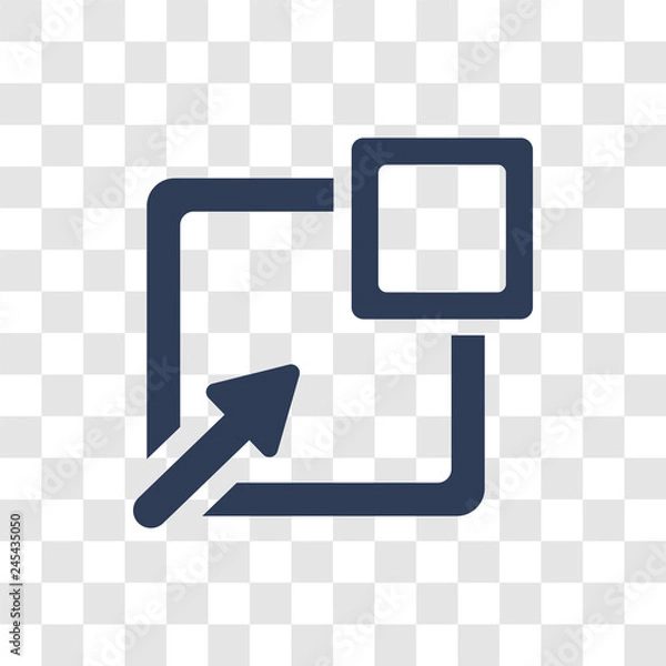 Fototapeta Pop up icon vector
