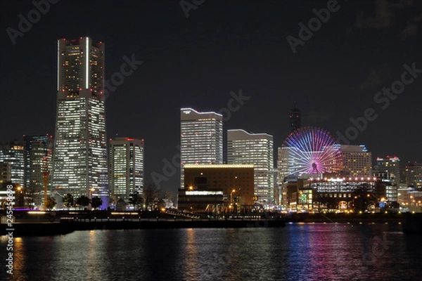 Obraz 横浜港の夜景