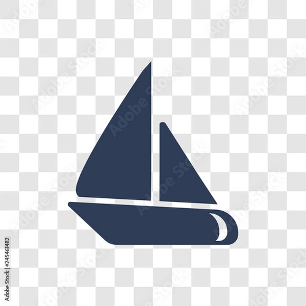 Fototapeta catamaran icon vector