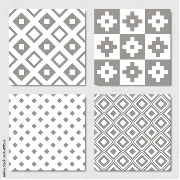 Fototapeta Seamless Geometric Patterns