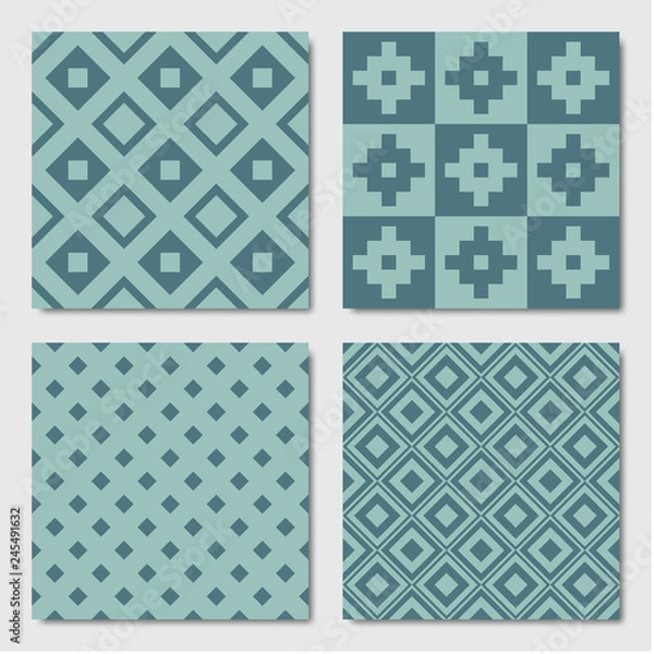 Fototapeta Seamless Geometric Patterns