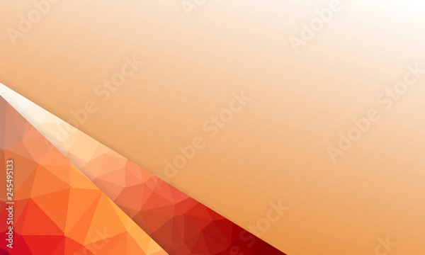 Fototapeta Abstract geometric background with polygons. Info graphics composition with geometric shapes.Retro label design. Vector illustration for business presentation - Vector