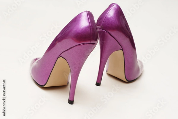 Obraz lila pumps high heels