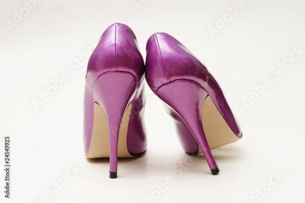 Obraz lila pumps high heels
