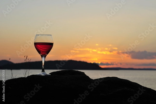 Obraz Wine Sundowner