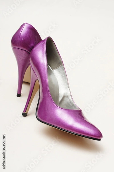 Obraz lila pumps high heels