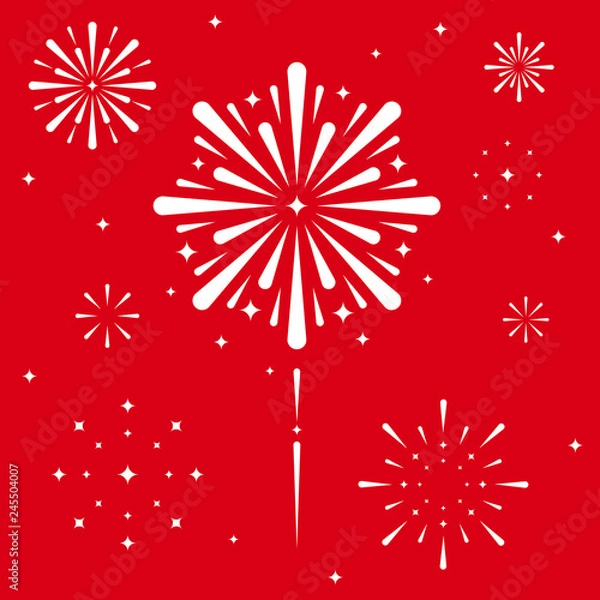 Fototapeta Fire Works