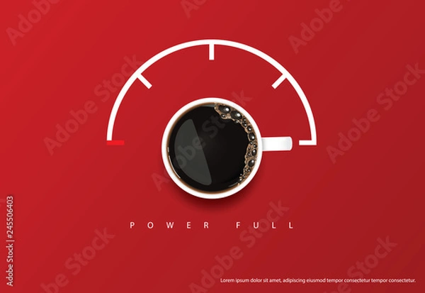 Obraz Coffee Poster Advertisement Flayers Vector Illustration