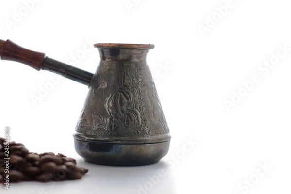 Obraz Coffee on white background isolate