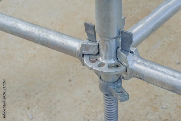 Obraz Elements of scaffolding interconnected