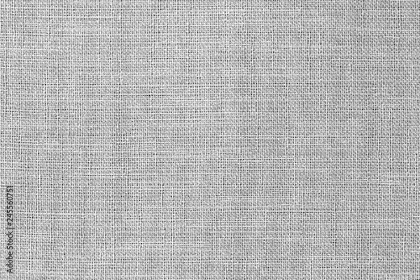 Obraz Gray linen fabric texture or background.