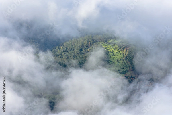 Obraz Valley of clouds (Collsacabra Mountains, Catalonia, Spain)