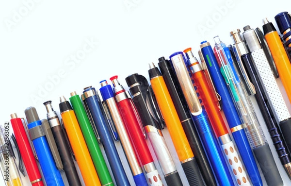 Obraz Jede Menge Kugelschreiber