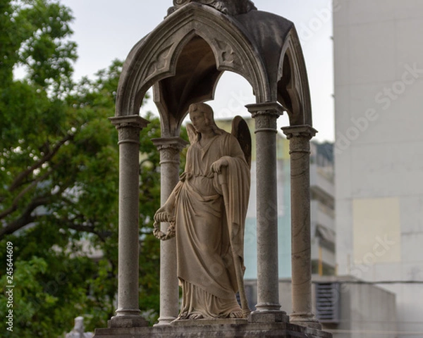 Obraz statue in cemitery