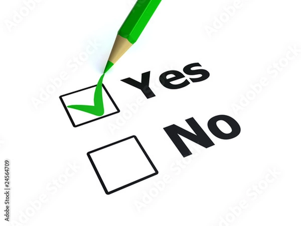 Obraz vote yes