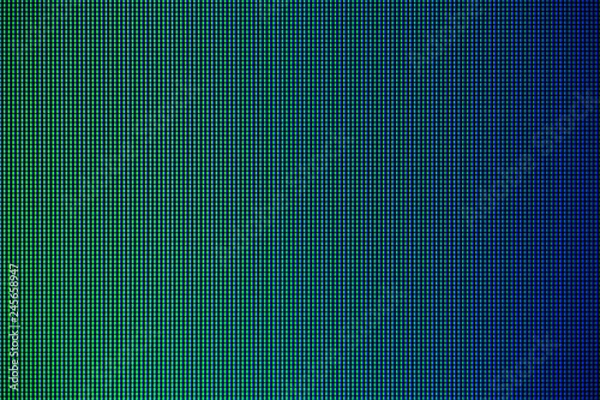 Fototapeta LED lights from computer monitor screen display panel for graphic website template. electricity or technology idea concept design.