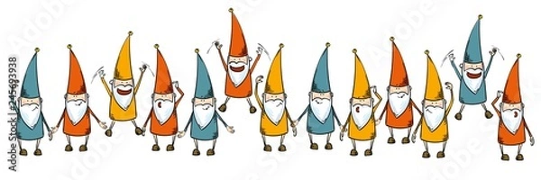 Obraz karły w kolorze