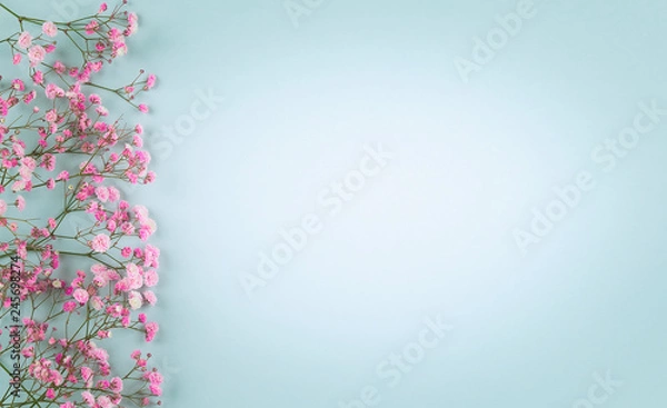 Fototapeta Floral composition with spring flowers for Easter