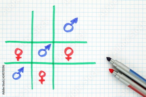 Fototapeta Women are from Venus and men from Mars