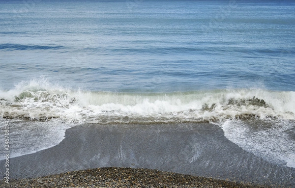Fototapeta 海　波　浜　素材