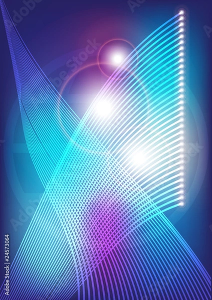 Fototapeta Glowing Fibers