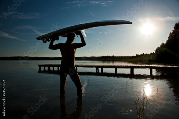 Fototapeta After windsurfing
