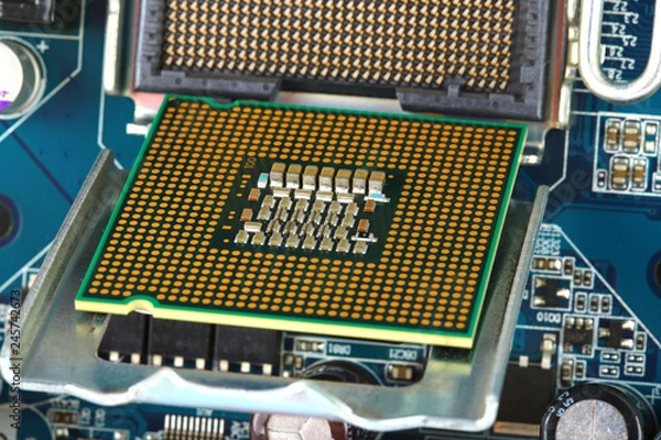 Obraz Processor core 2 duo