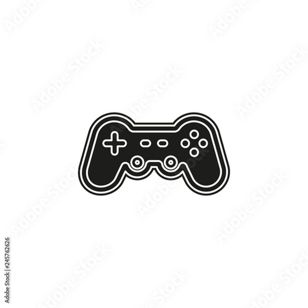 Obraz Simple Game Controller Vector Icon