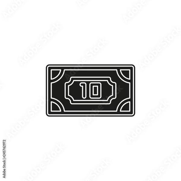Fototapeta Simple Money Vector Icon