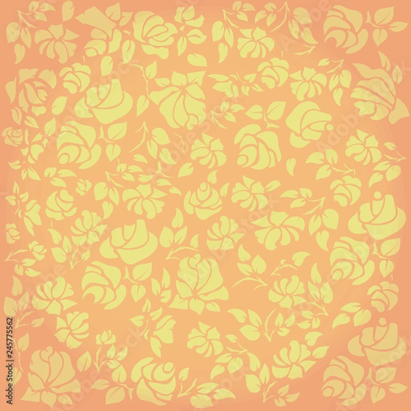 Obraz Rose. Background. Gold