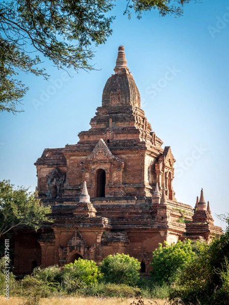 Fototapeta Ancient pagoda in Bagan Myanmar