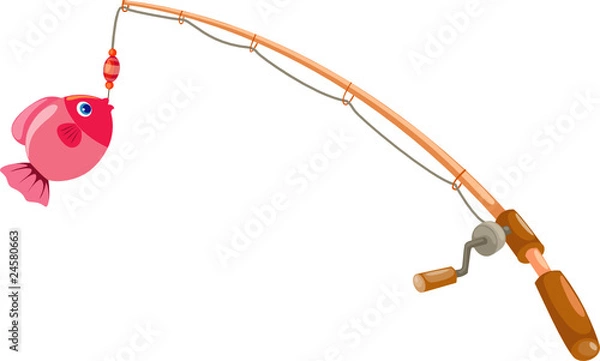 Obraz fishing rod