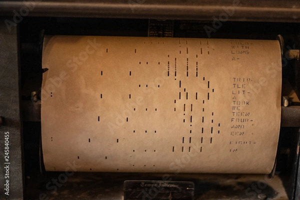 Obraz Player Piano Roll