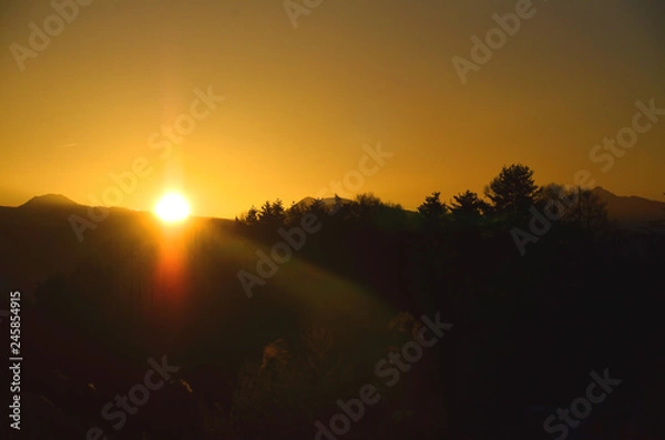 Fototapeta 美しい日の出